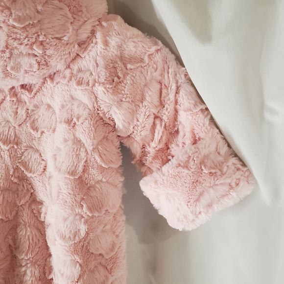 WIPPETTE Kids One Piece Snowsuit 6/9M Minky Pink - Picture 4 of 9